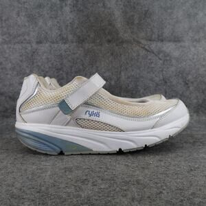 Ryka Shoes Womens 9.5 Mary Jane Low Comfort Walking Adjustable Strap Casual